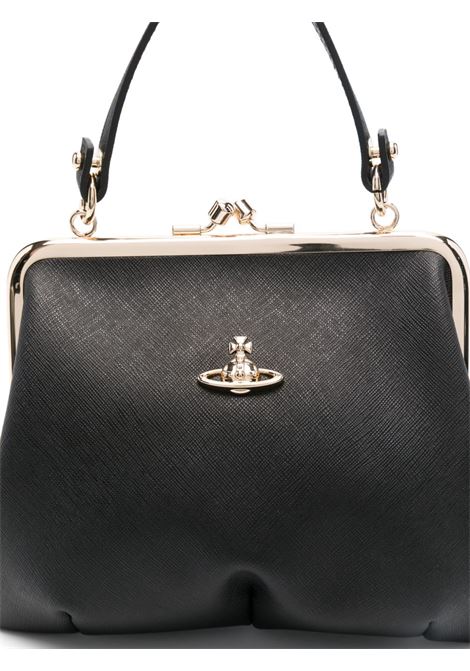 Borsa a mano granny in nero Vivienne Westwood - donna VIVIENNE WESTWOOD | 4B010007WS0021N402